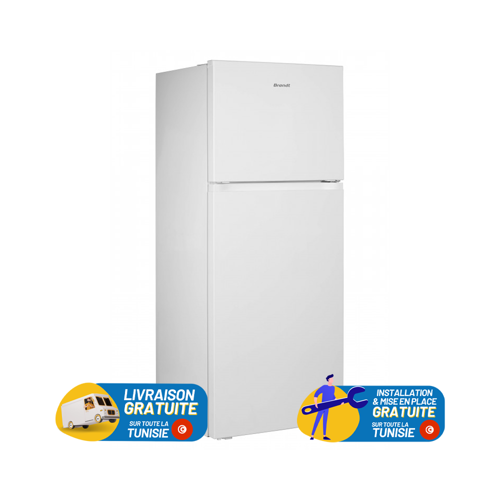 Réfrigérateur Brandt NoFrost BD6010NW / 600 Litres / Blanc + Aspirateur Balai BRANDT OFFERT