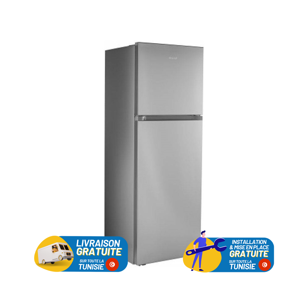 Réfrigérateur Brandt NoFrost BD4410NS / 420 L / Silver
