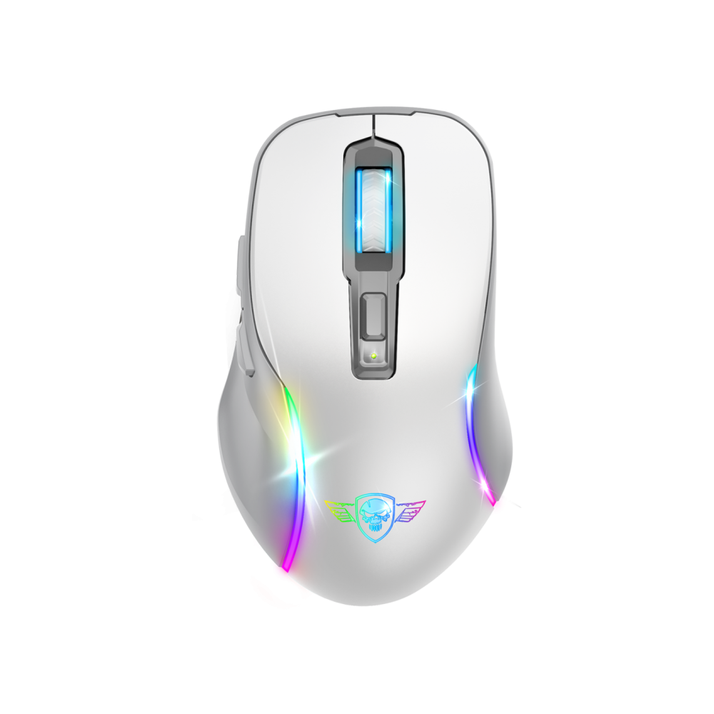 Souris Gaming Sans Fil Spirit of Gamer ELITE M50 ARTIC / RGB / Blanc
