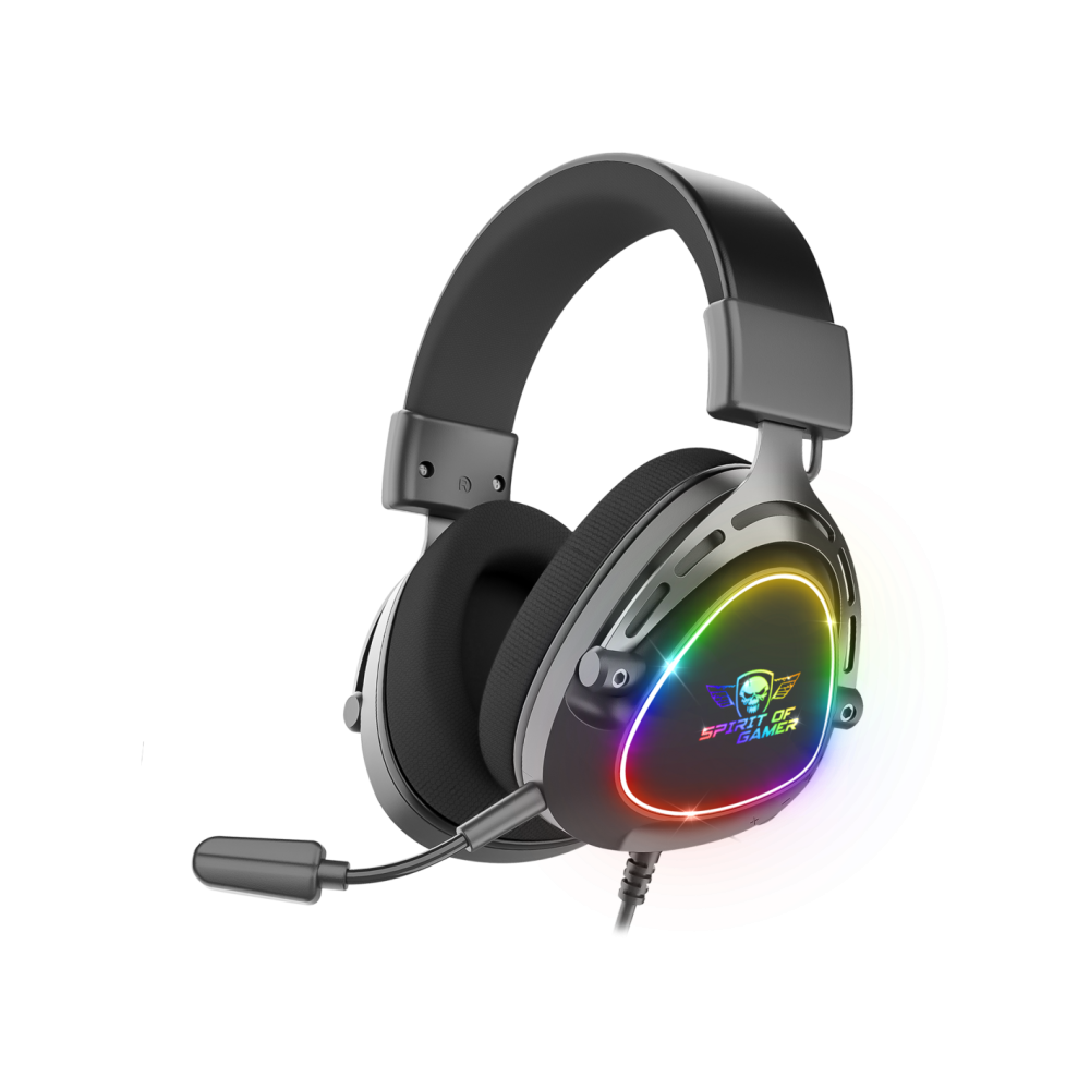 Casque Micro Gaming Spirit of Gamer ELITE H40 DARK / RGB / Noir