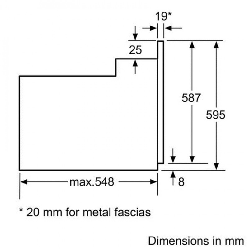 Four Electrique BOSCH 60cm / Inox