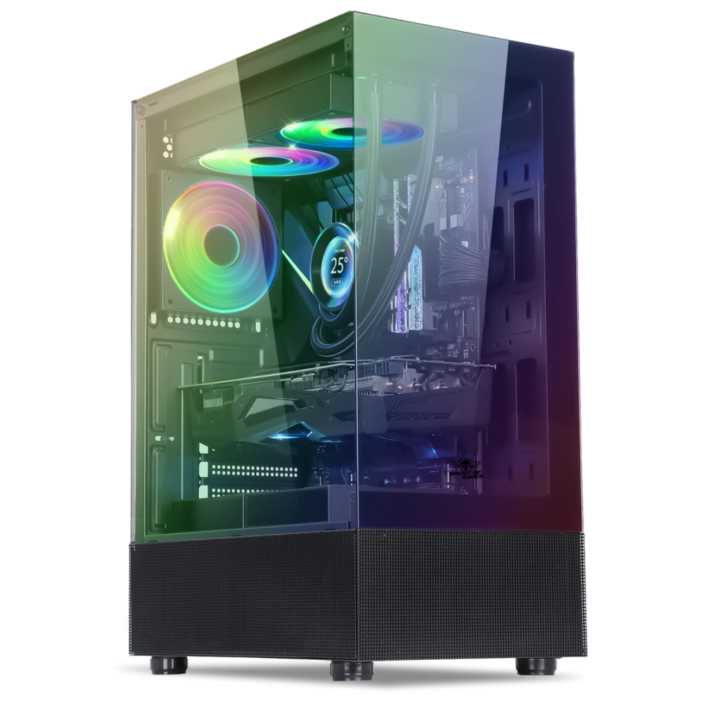 Boîtier Gamer Moyen Tour Spirit of Gamer SPECTRA DARK / ARGB / Noir