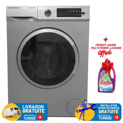 Machine à laver Frontale SCHNEIDER avec Afficheur 8 KG