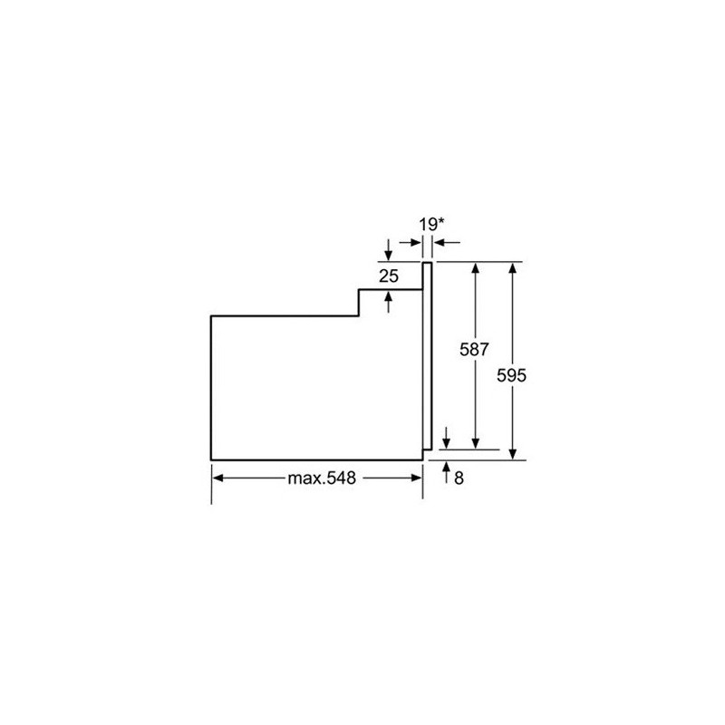 Four Electrique BOSCH avec afficheur / Inox