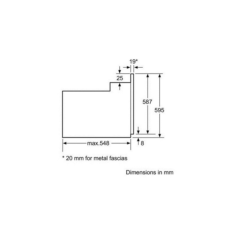 Four Electrique BOSCH avec afficheur / Inox