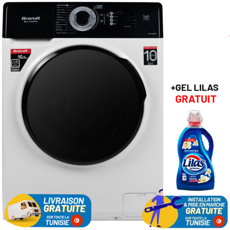 Lave linge Frontale Brandt BAM104QVWBL