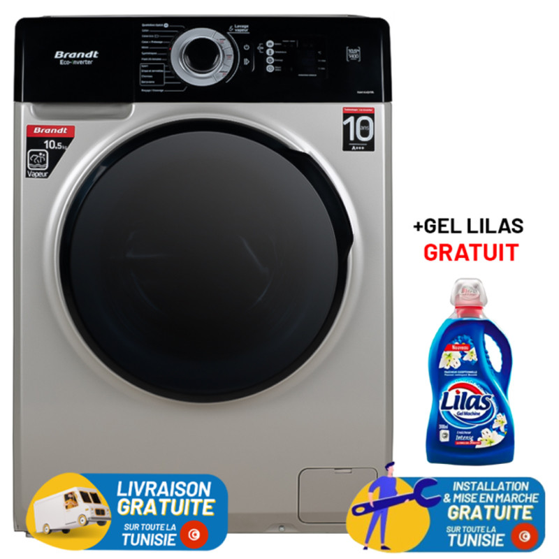 Lave linge Frontale Brandt BAM104QVSBL