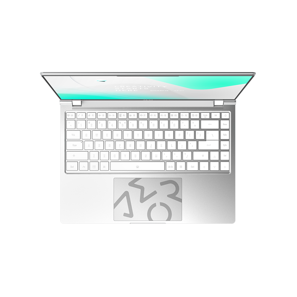 Pc Portable Gamer GIGABYTE AERO 14 BMF / i7-13620H / RTX 4050 6G / 16 Go DDR5 / 512 Go SSD / Argent