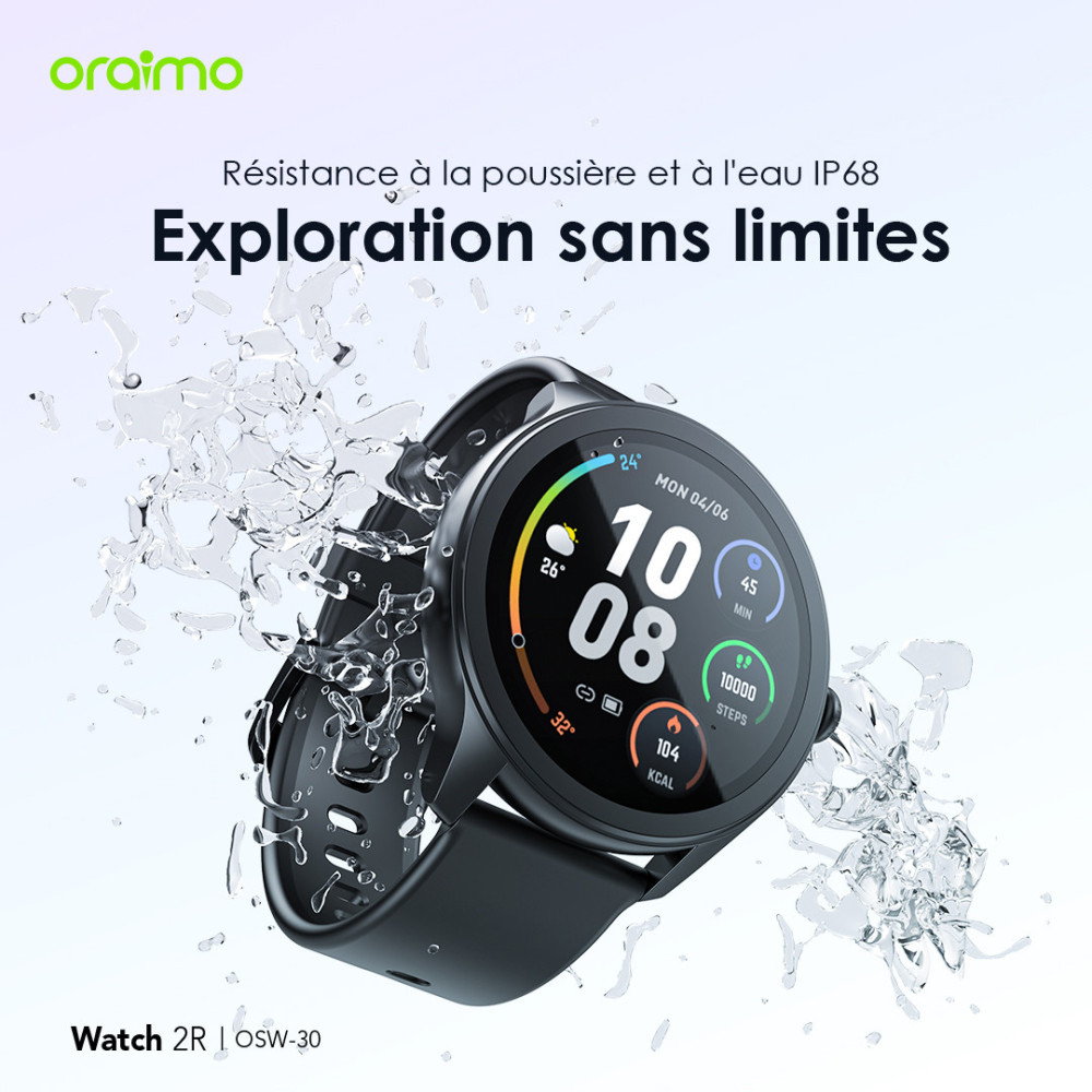 MONTRE CONNECTÉE Oraimo OSW-30 / Noir