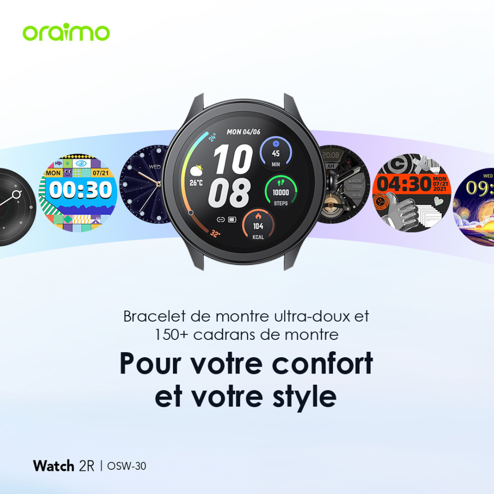 MONTRE CONNECTÉE Oraimo OSW-30 / Noir