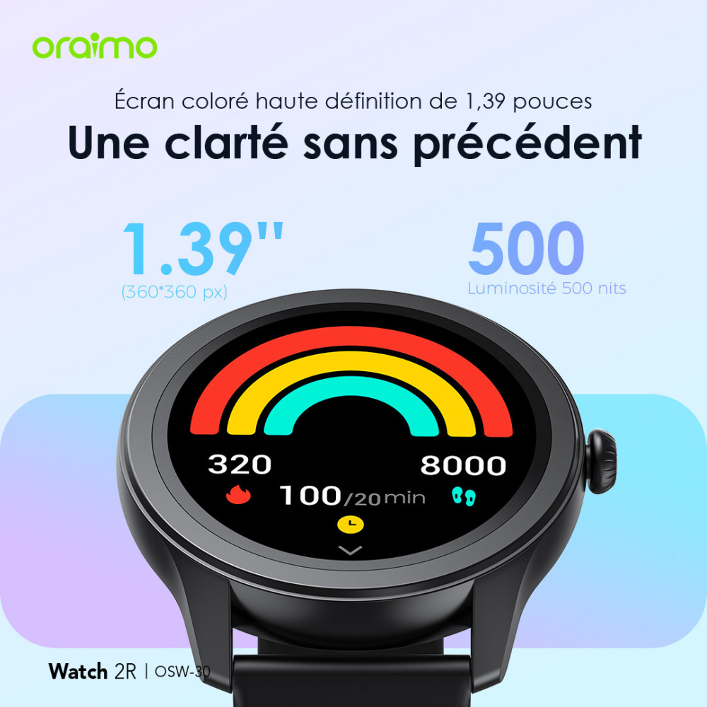 MONTRE CONNECTÉE Oraimo OSW-30 / Noir