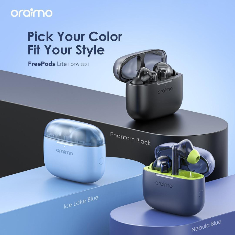 ÉCOUTEURS SANS FIL ORAIMO FREEPODS LITE OTW-330  / BLEU