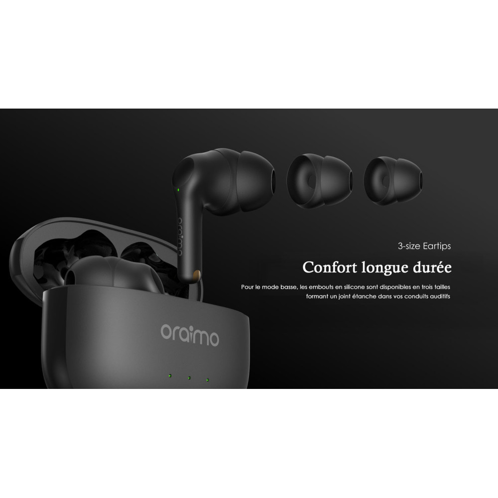 ECOUTEUR SANS FILOEB-E104DC ORAIMO / Noir