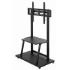 Support TV au sol avec roulettes 37" - 100" / Noir