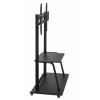 Support TV au sol avec roulettes 37" - 100" / Noir