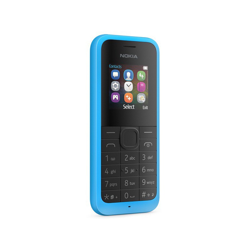 Téléphone Portable Nokia 105 / Double SIM / Bleu