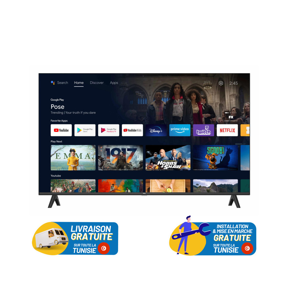 TV TCL 32S5400A LED HD 32" / Smart TV
