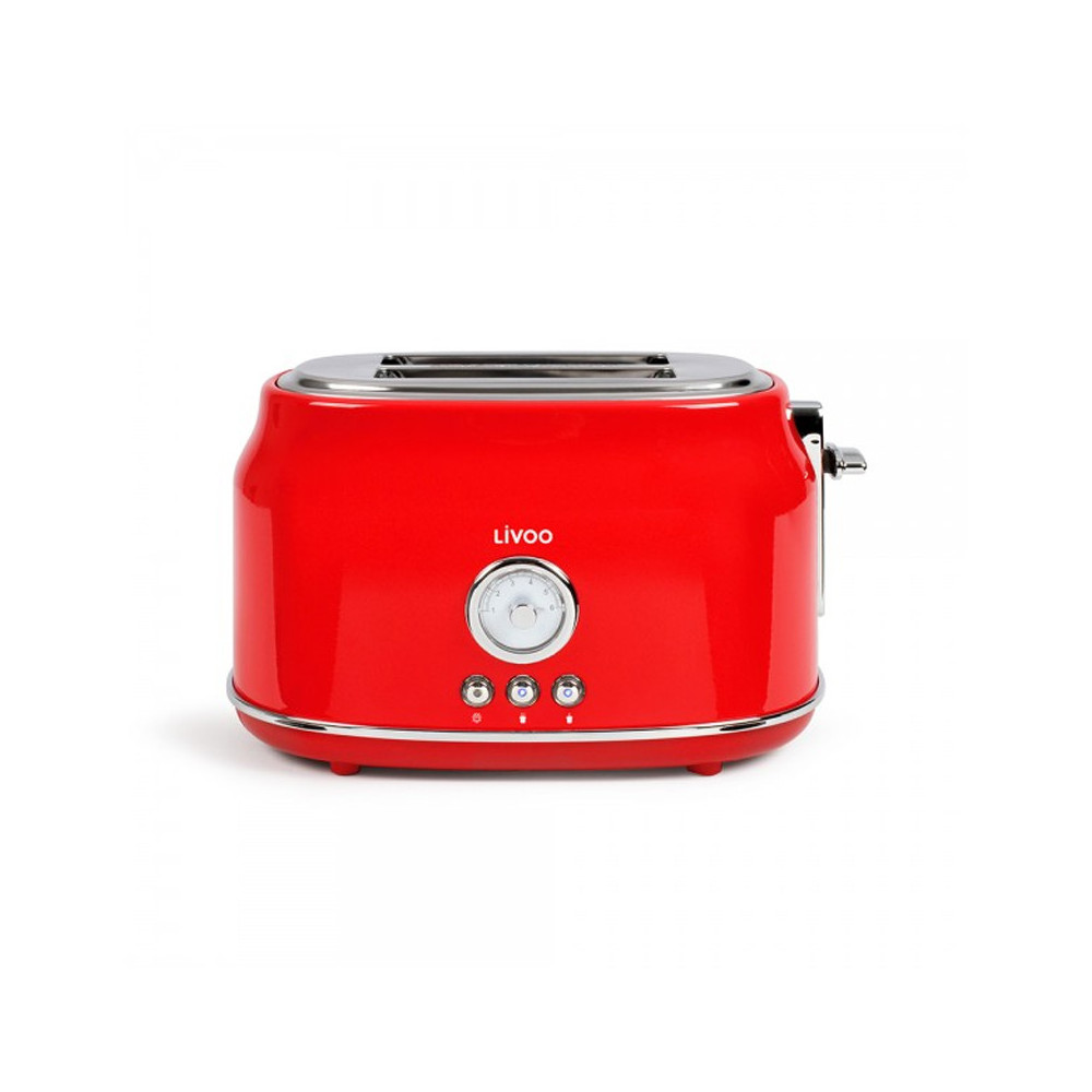 Grille Pain LIVOO DOD181R 815W - Rouge