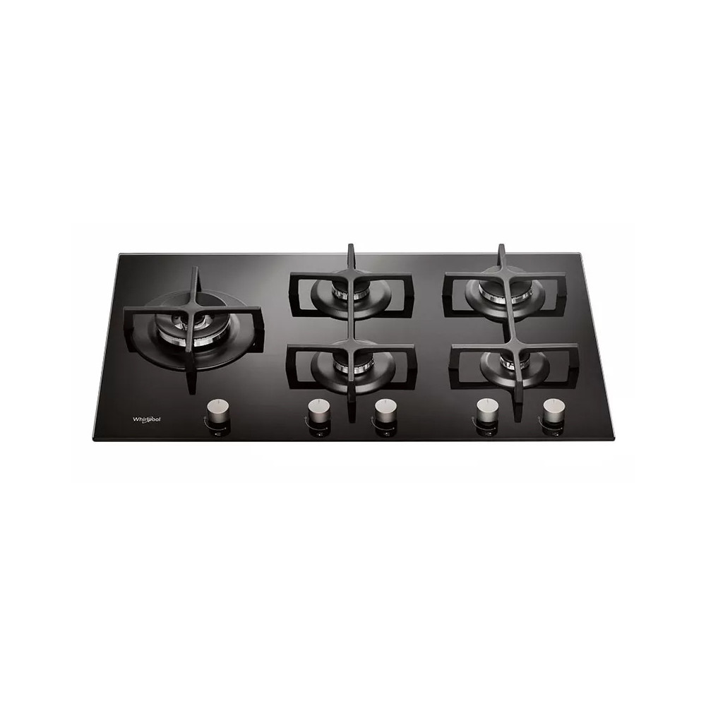 PLAQUE ENCASTRABLE WHIRLPOOL 5 FEUX  - NOIR