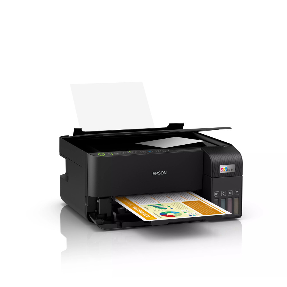 Imprimante jet d'encre multifonction Epson EcoTank L3550 / Couleur / A4 / Wi-Fi / Noir