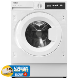 Lave Linge Frontal Premium Encastrable 8Kg Blanc