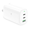 Chargeur mural multiport KSIX GaN 65 W PPS ultra rapide / Blanc