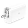 Chargeur mural multiport KSIX GaN 65 W PPS ultra rapide / Blanc