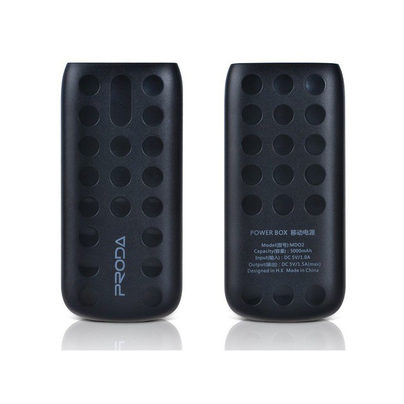 Power Bank Remax Proda Lovely Li-Polymer 5000 mAh / Noir