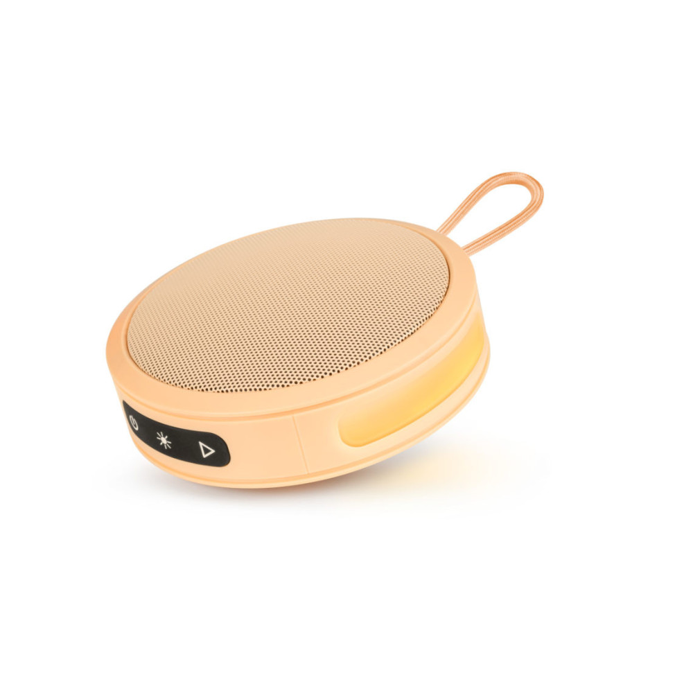 Enceinte Bluetooth PARTY NANO avec effets lumineux / ORANGE PASTEL