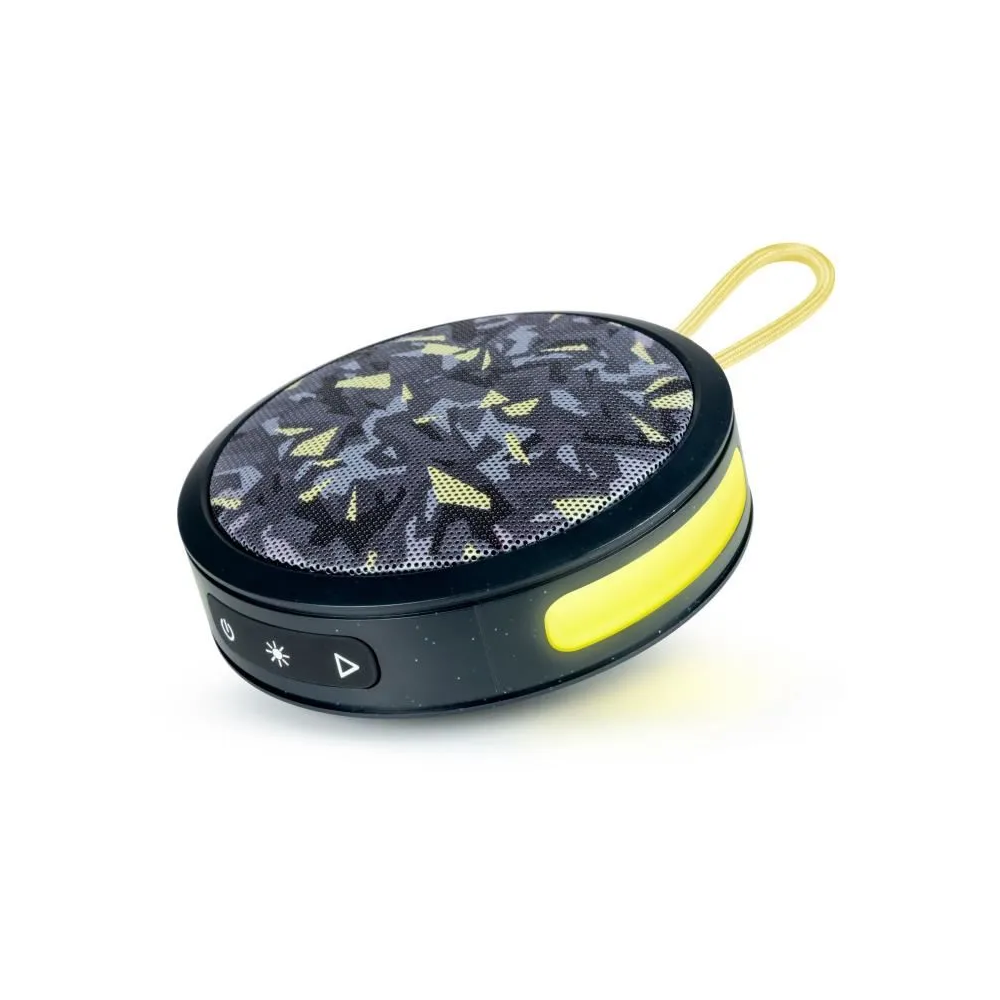 Enceinte Bluetooth PARTY NANO avec effets lumineux / Jaune