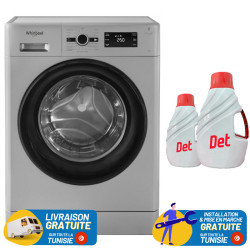Lavante séchante Frontale Whirlpool 11kg 6ème Sens + Det 2.5L + Det 1L Offerts Lavante séchante Frontale Whirlpool 11kg 6ème Sens + Det 2.5L + Det 1L Offerts