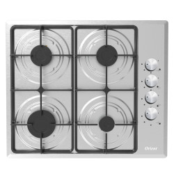 Plaque encastrable à Gaz Orient 4F 60cm avec fonte
