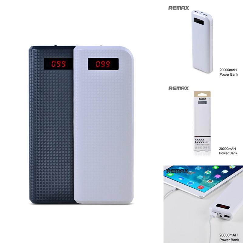 Power Bank Remax Proda Power Box Lithium 20000 mAh / Noir