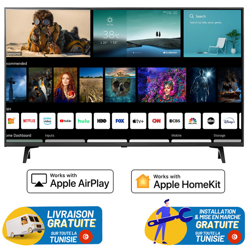 TELEVISEUR LG 43" UHD 4K SMART