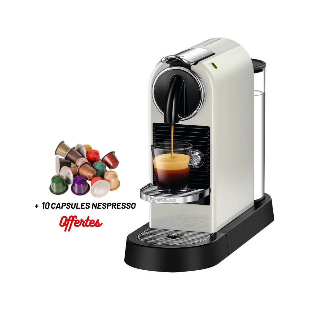 Machine à café Nespresso CitiZ D113 / Blanc