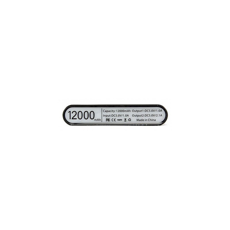 Power Bank Remax Proda Jane Li-ion Polymer 12000 mAh / Noir