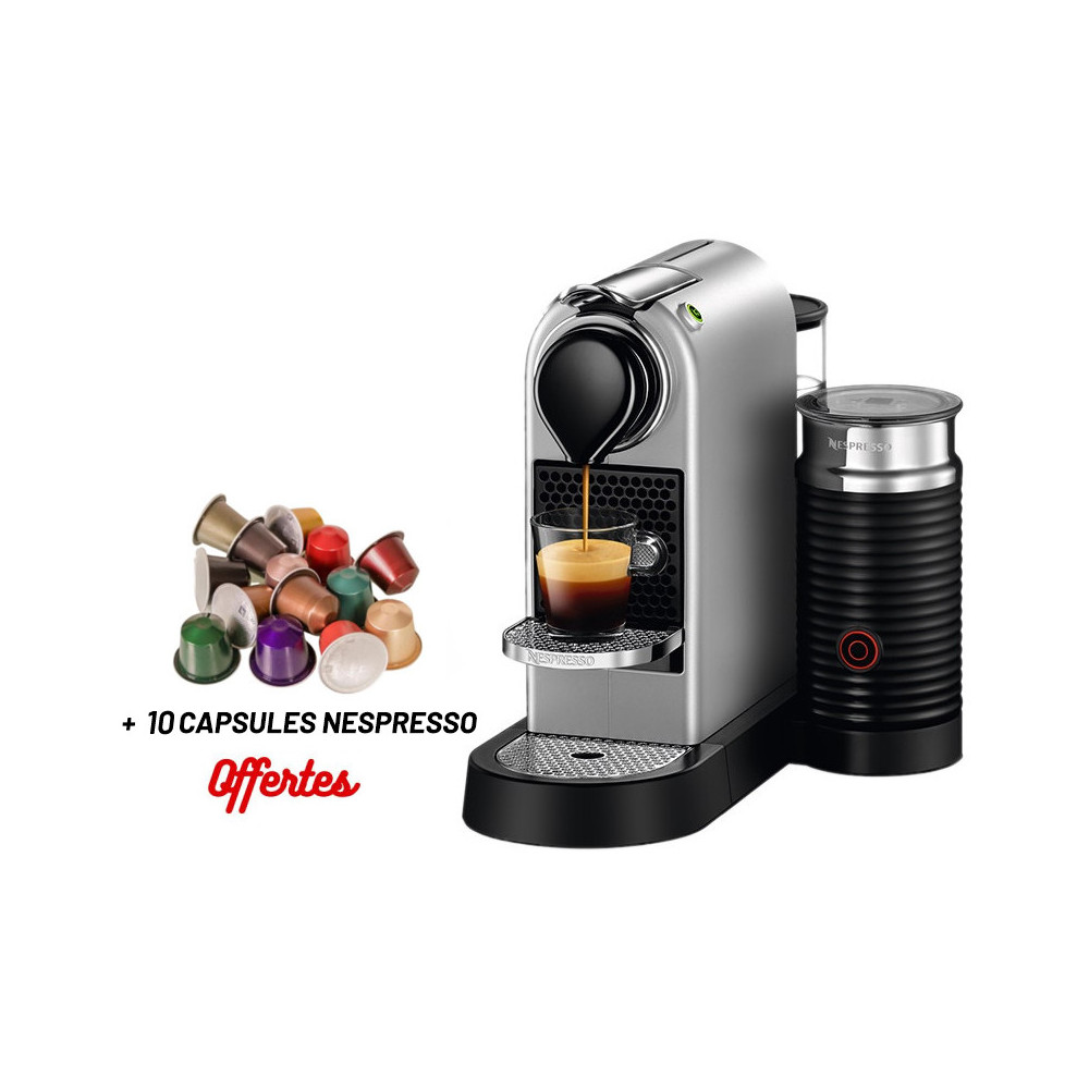 Machine à café CitiZ&Milk Nespresso C123 / Silver