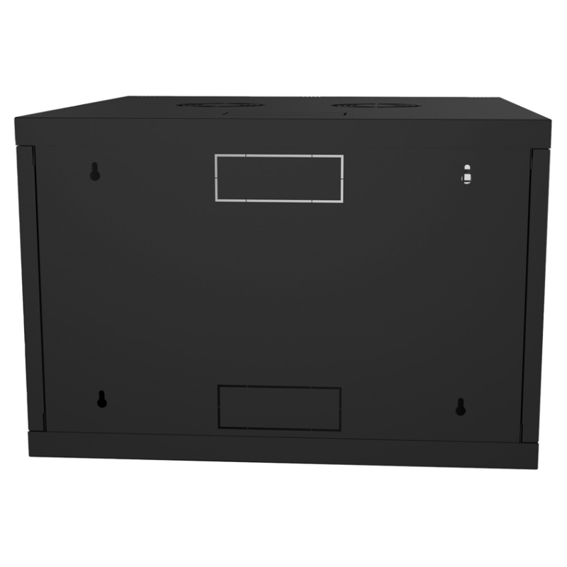 Plaque Passe-câbles - TRITON - 1 U - Noir (RAL 9005) - Métal - Fixation