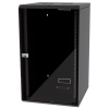 Coffret réseau VATPAN 20U 19" prof 600 mm avec porte vitré fixe / NOIR