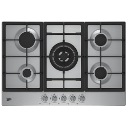 Plaque de cuisson encastrable Beko / 5 Feux / 75  cm / Inox