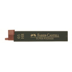 Recharge Porte-Mines Faber-Castell Super Polymer 0.5 HB 120500