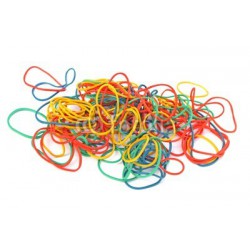 Bracelets Caoutchouc élastiques 50g / Assortis