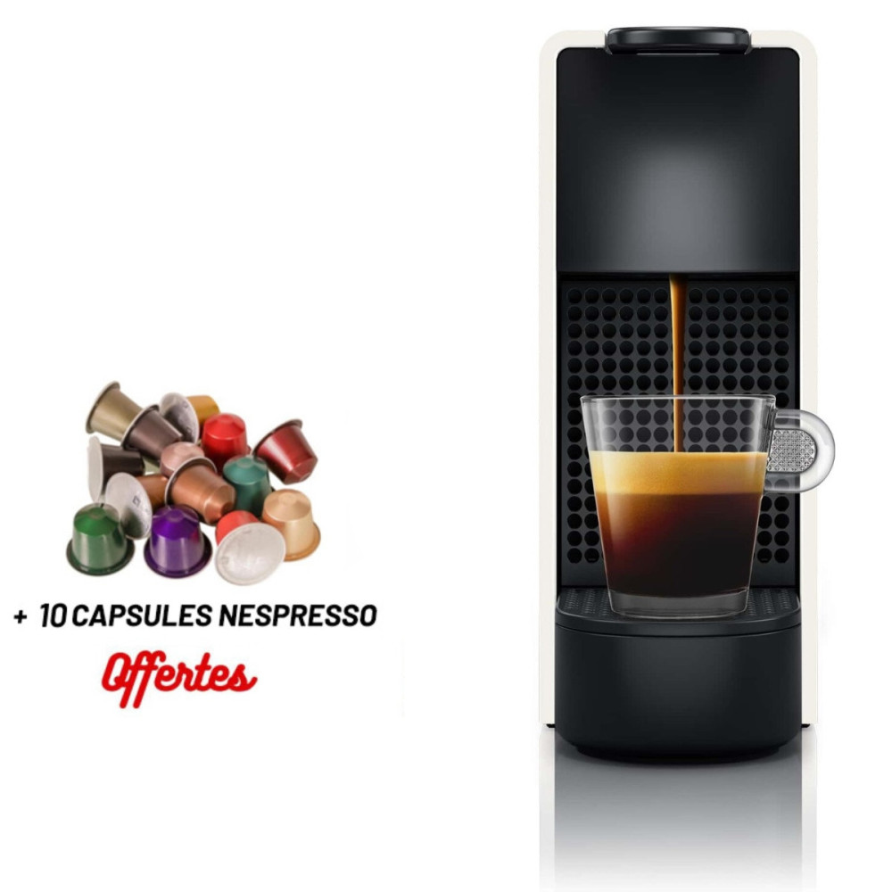 Machine à café Nespresso C30 / Blanc + 10 Capsules Nespresso Offertes