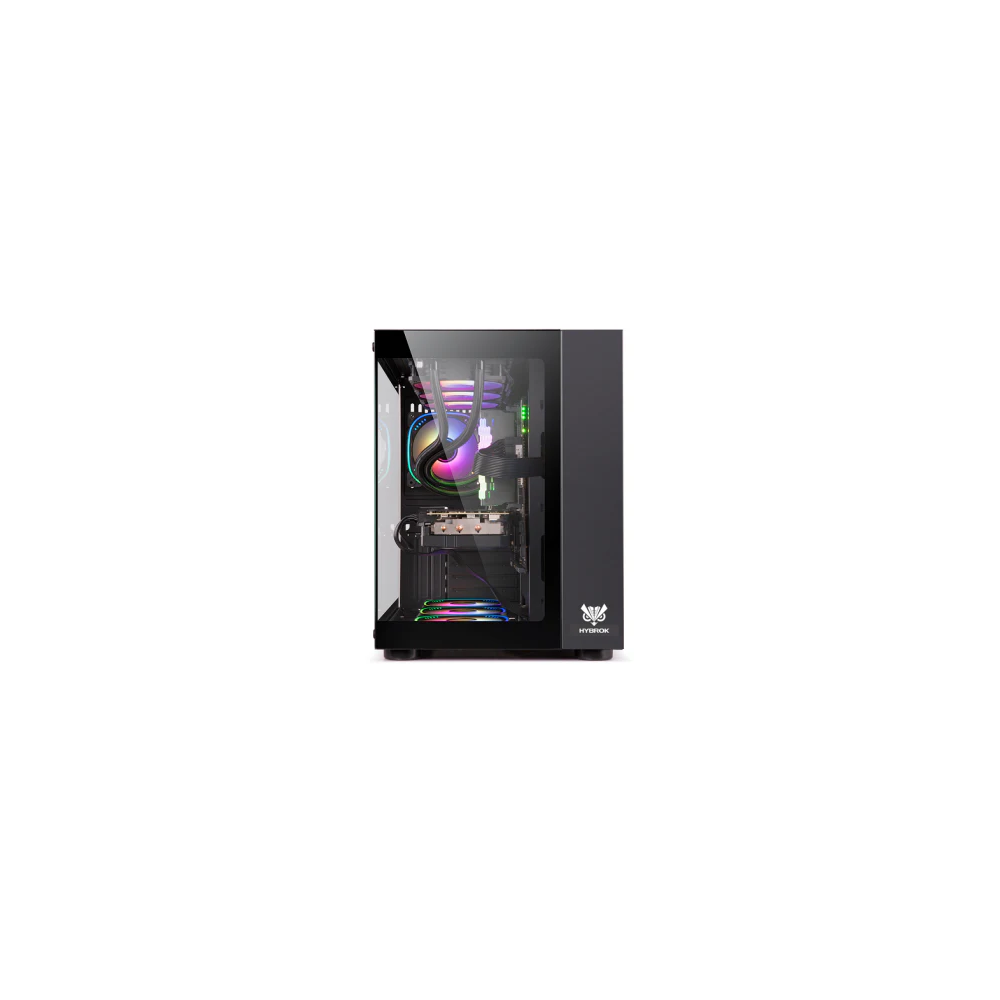 Boîtier Gamer Moyen Tour HYBROK TITAN EVO / ARGB / Noir