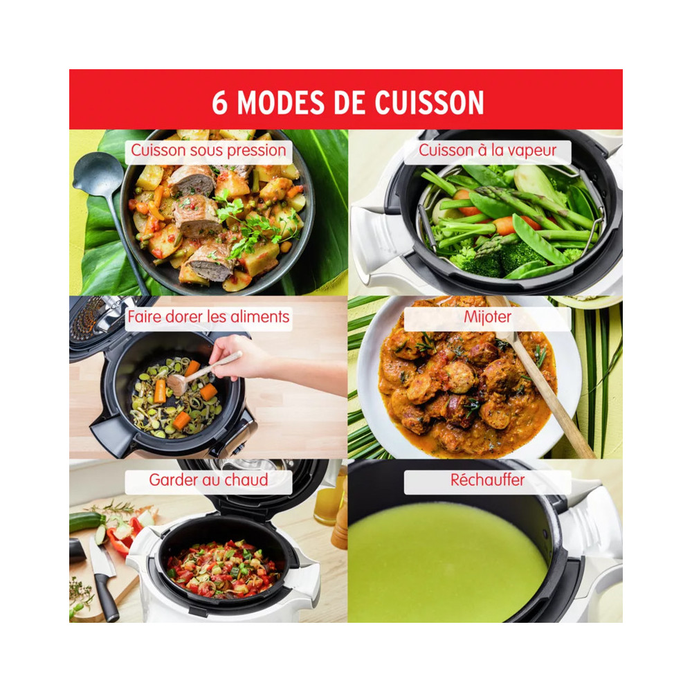 Multicuiseur Intelligent MOULINEX Cookeo 6 Litres