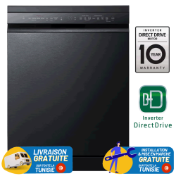 LG LAVE VAISSELLE DFC425FM MIDDLE BLACK 14 CVRTS