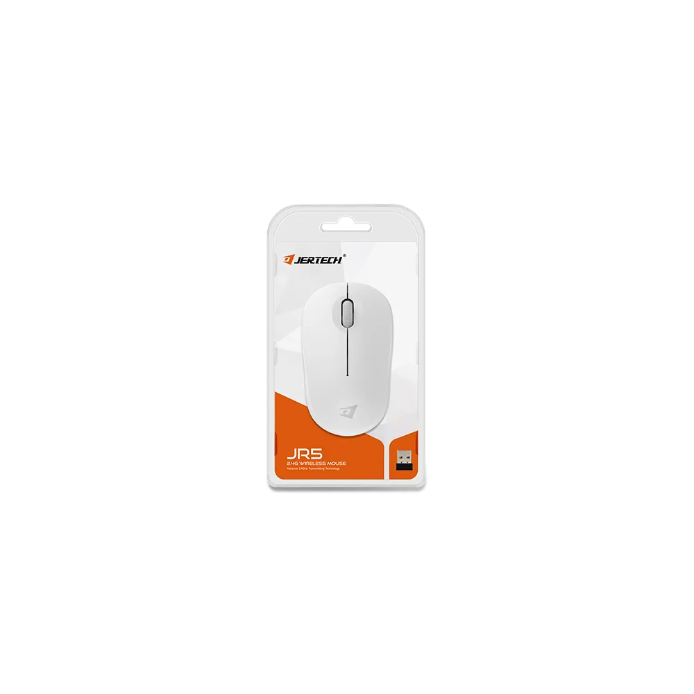 Souris sans fil Jertech Colorful JR5 / Blanc