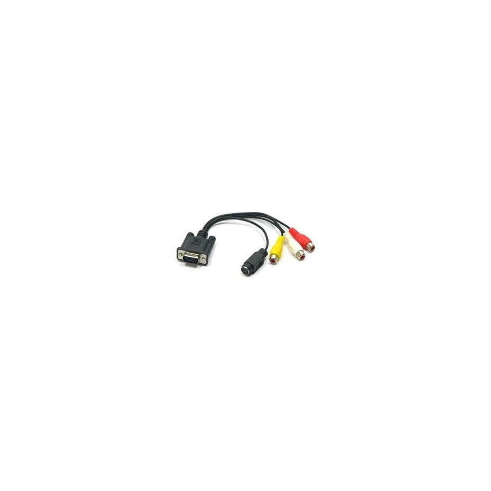Adaptateur convertisseur VGA vers RCA Femelle