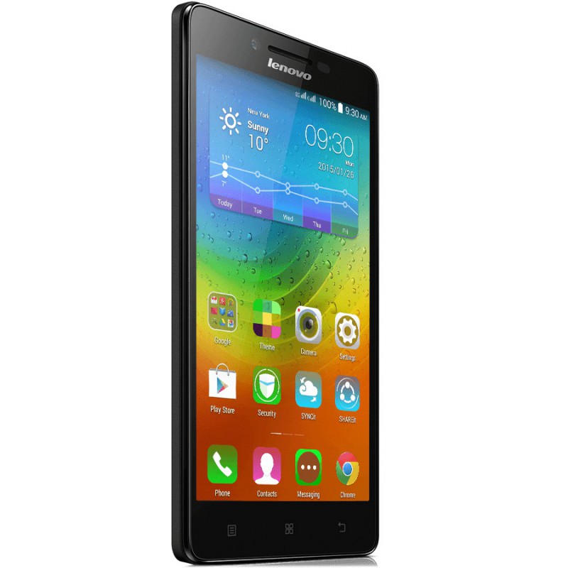 Téléphone Portable Lenovo A6000 / Double SIM + Bon d'achat 30 DT + Puce DATA + Film de protection + Coque??