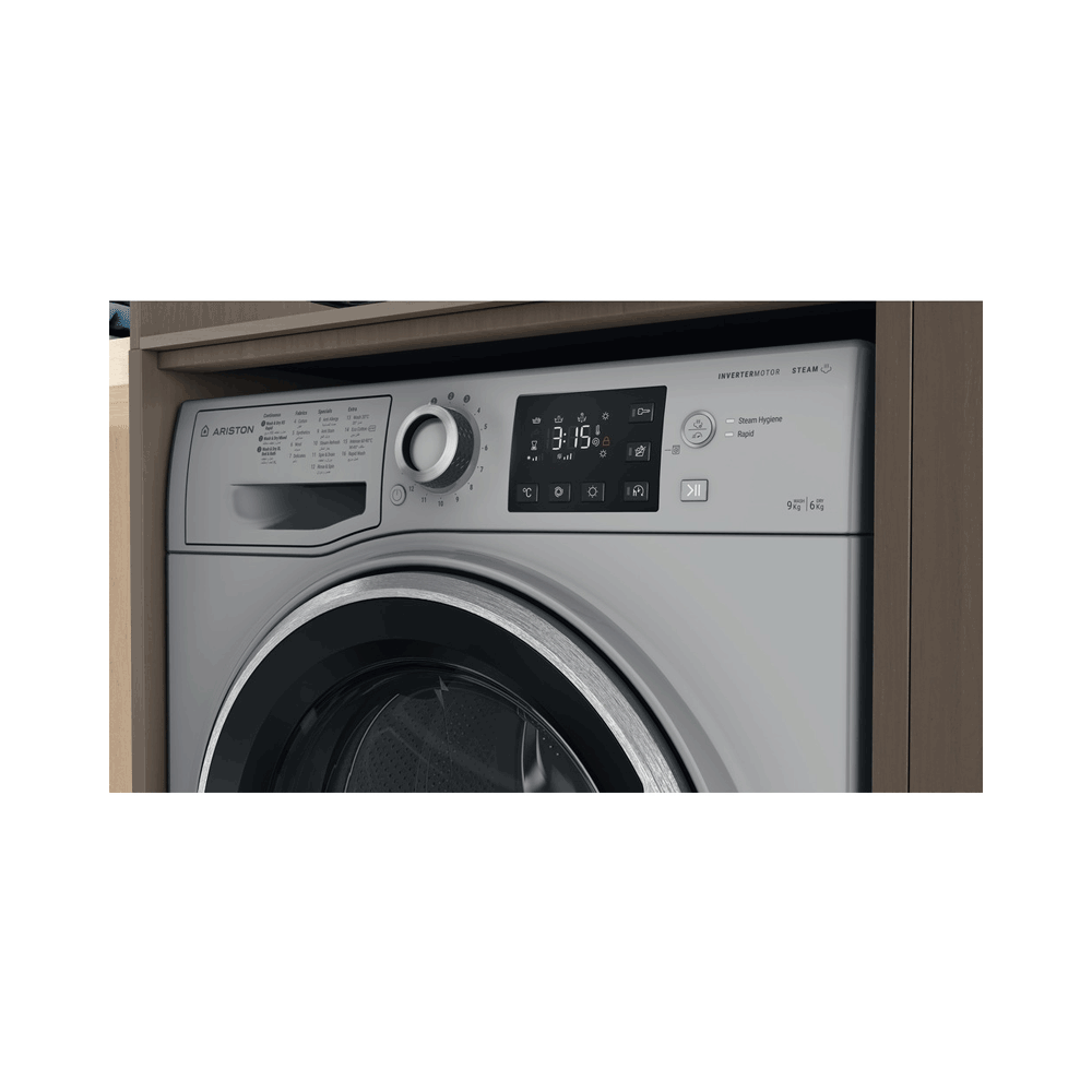 MACHINE LAVANTE SÈCHANTE ARISTON INVERTER (9KG /6KG) SILVER